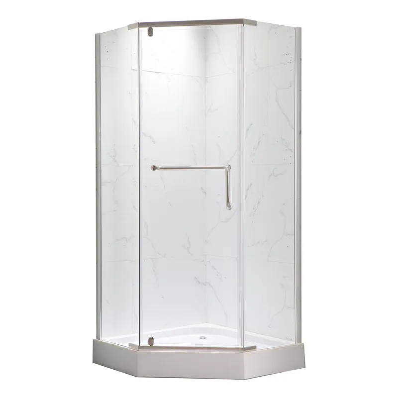 Душова кабіна з низьким піддоном MIXXUS LINES SCT01-90x90x198-TR CHROME прозоре скло 6мм NEW (MI8370)
