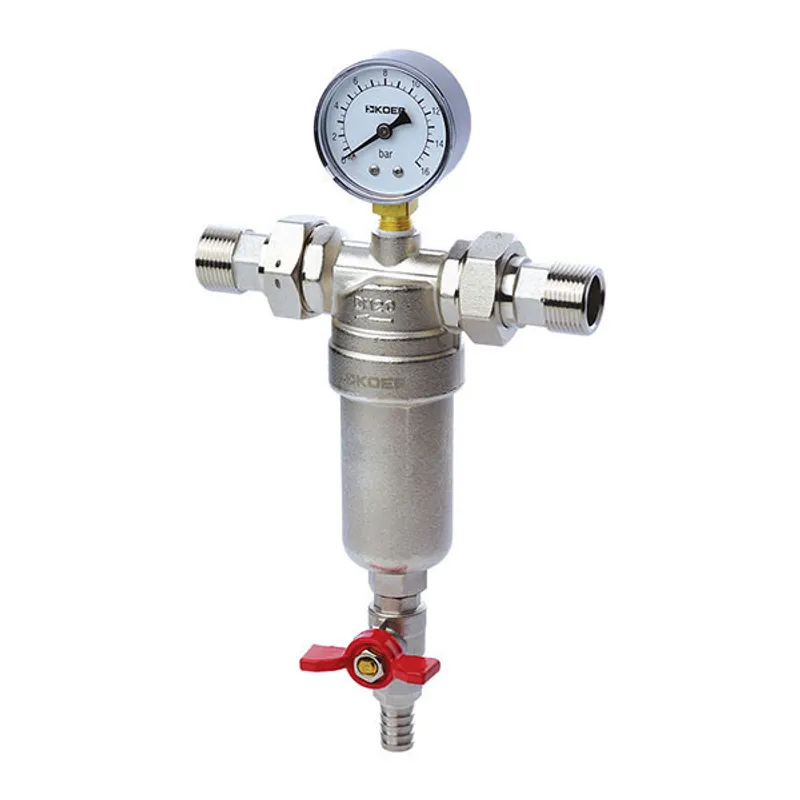 Фільтр самоочисний з манометром 1'' KOER KR.1250 (KR5781)