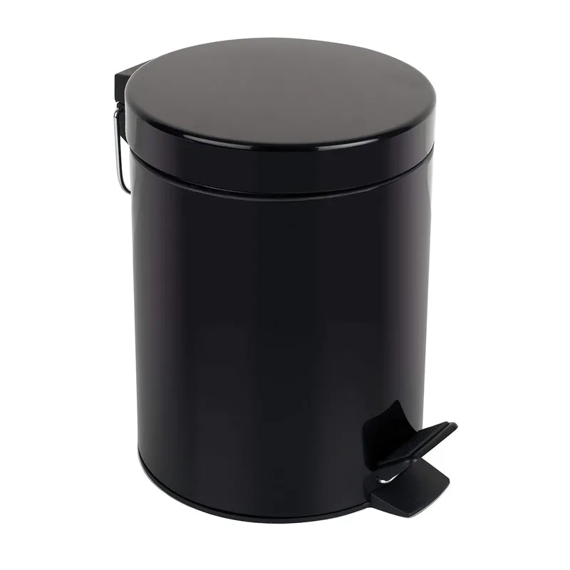Відро для сміття кругле ZERIX STRONG-MB0130 BLACK 30 л (колір чорний) (ZX4633)