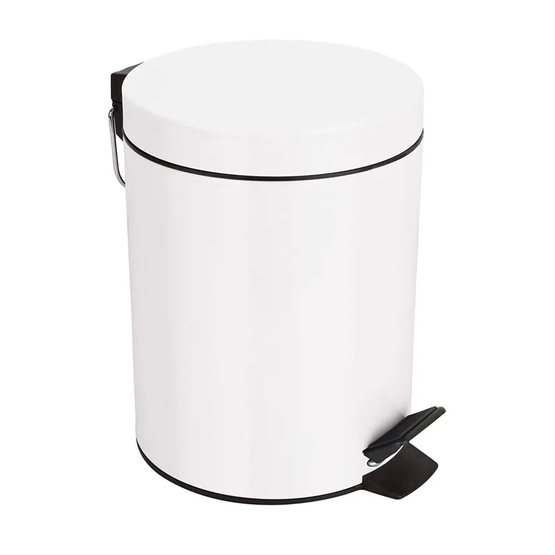 Відро для сміття кругле ZERIX STRONG-MB0140 WHITE 40 л (колір білий) (ZX4634)
