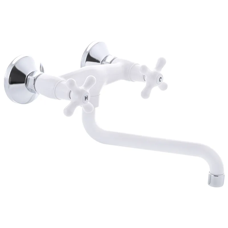 Змішувач для кухні PLAMIX AMAX-361 WHITE (Колір білий) (PM0583)